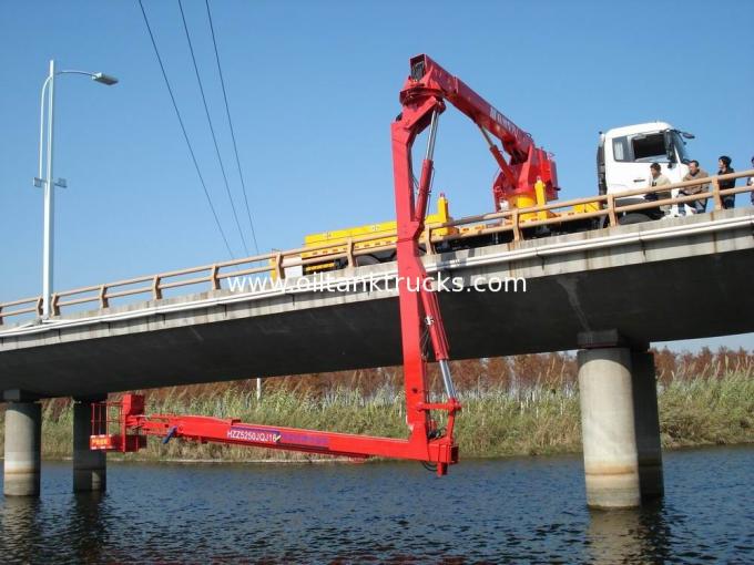 Köprü Algılama için 6x4 16M Dongfeng Kepçe Köprüsü Muayene Aleti, DFL1250A9