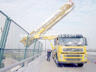 Çin Hava süspansiyon sistemi ile köprü denetim ekipmanları VOLVO altında 8x4 22m Latice Tedarikçi