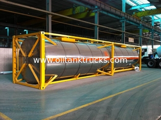 40 Feet Chemical Liquid Tank Container 48000L ISO Stainless steel